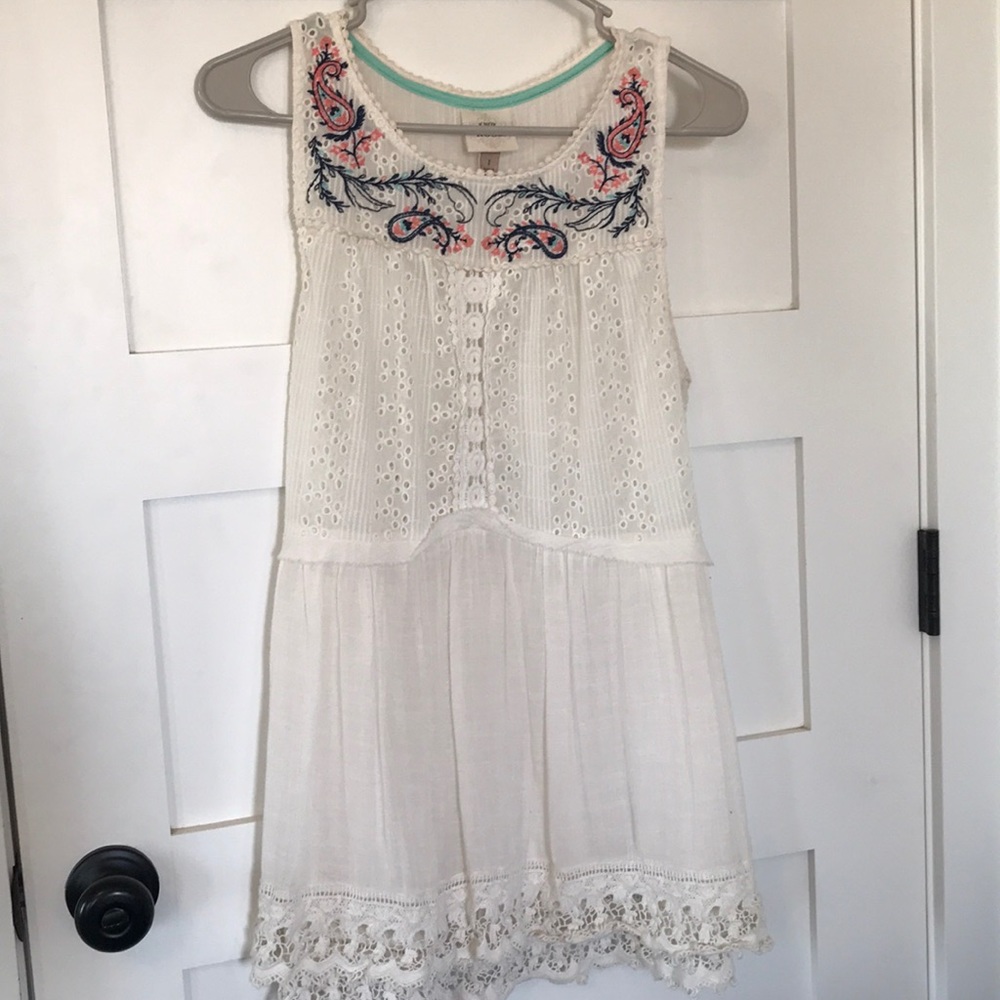 Knox Rose Lace & Embroidered Blouse